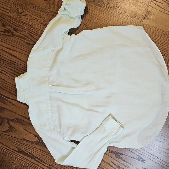 GAP Linen Button Down Shirt Tunic Style - Picture 4 of 5